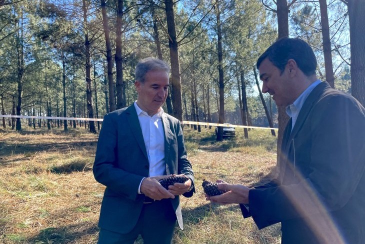 Pomar gerido pelo Centro PINUS recebe Secretário de Estado com a tutela das florestas
